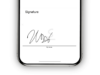 onOffice App Courtier Fonction de signature