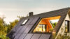 Dach mit Solaranlage das Green Lease Standards entspricht